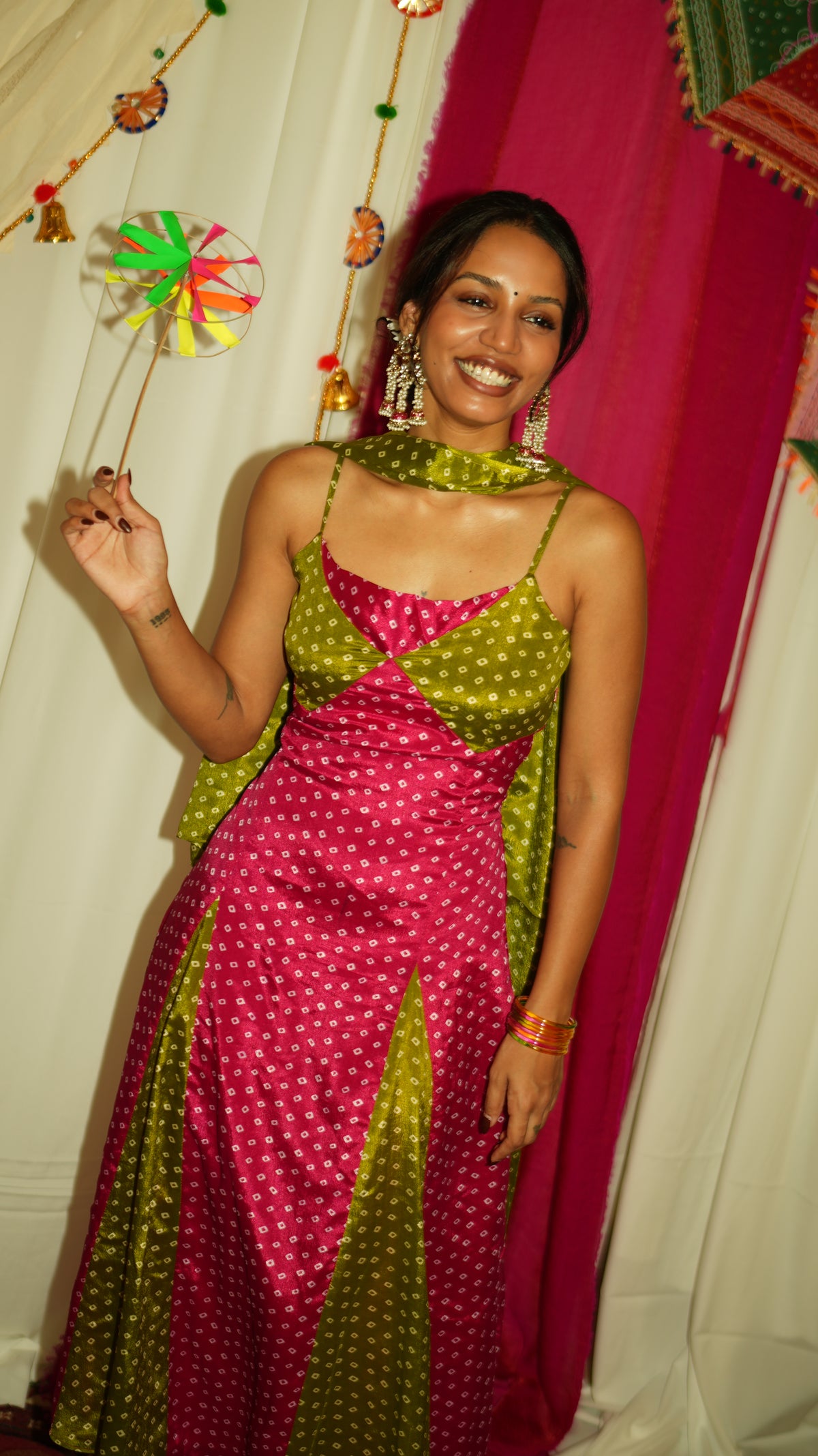 Mastani Dress (with Potli, Dupatta, and Cleavage Cover)