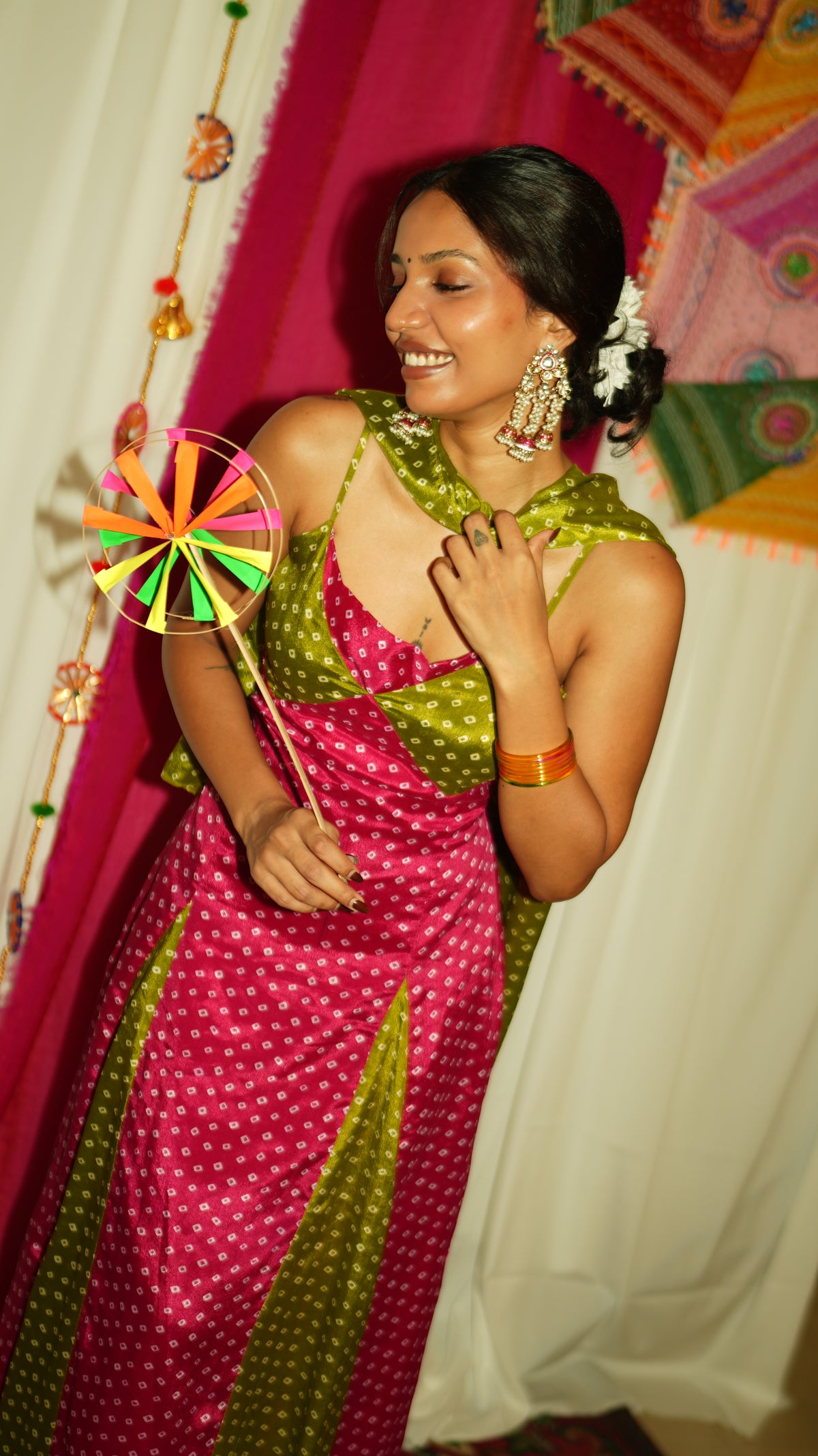 Mastani Dress (with Potli, Dupatta, and Cleavage Cover)