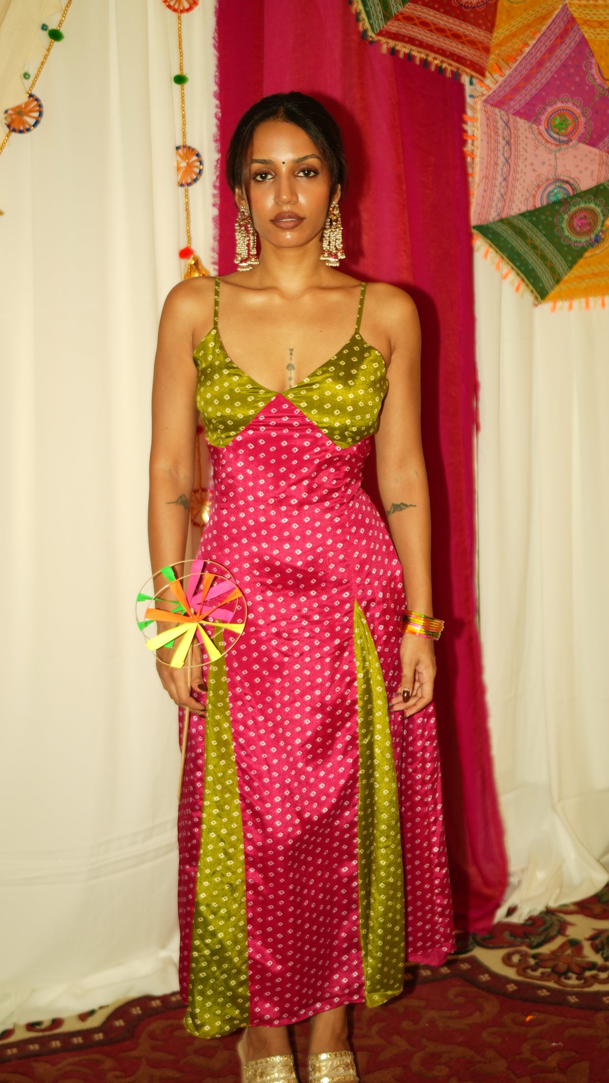 Mastani Dress (with Potli, Dupatta, and Cleavage Cover)