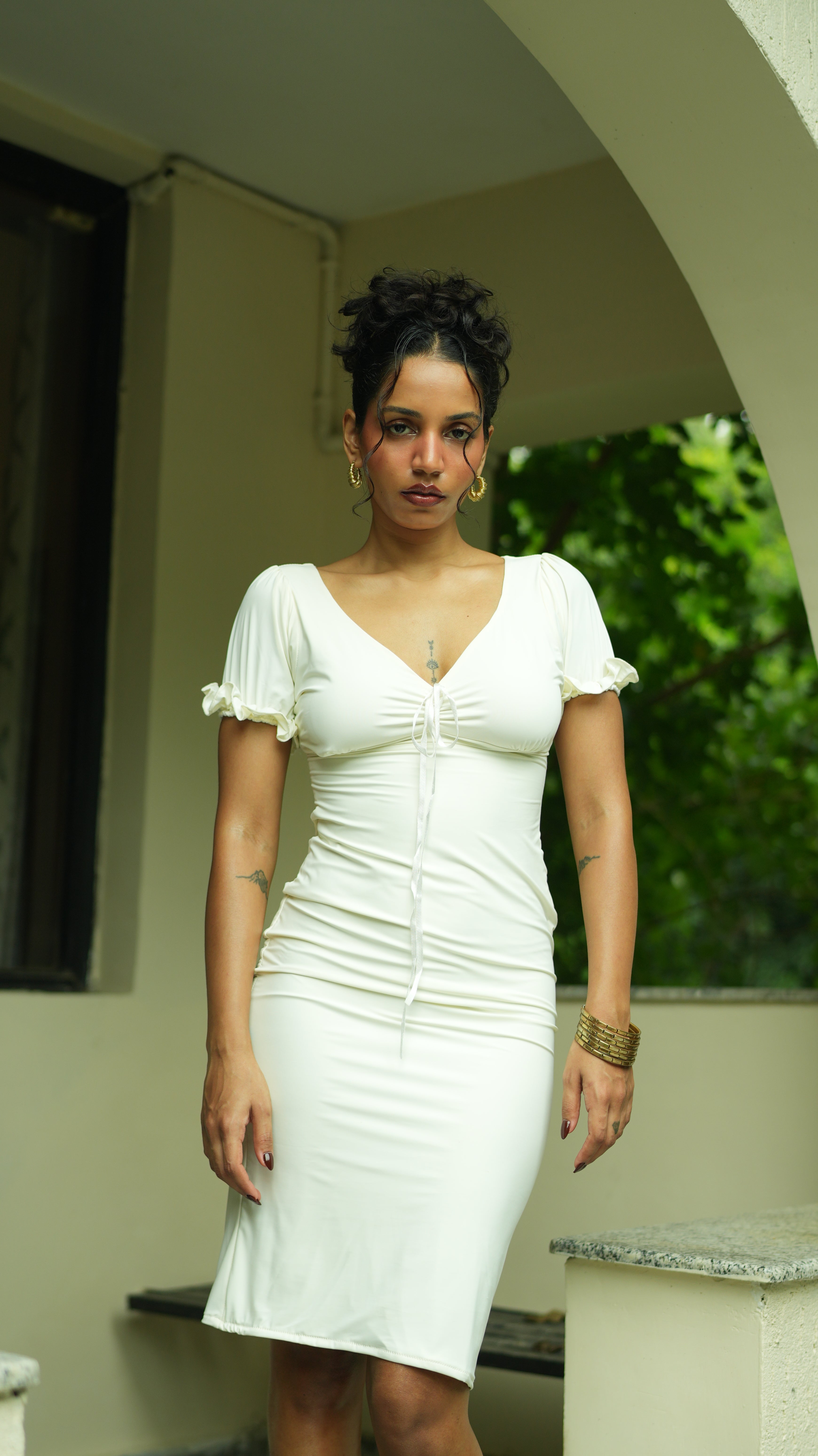 Crema Dress
