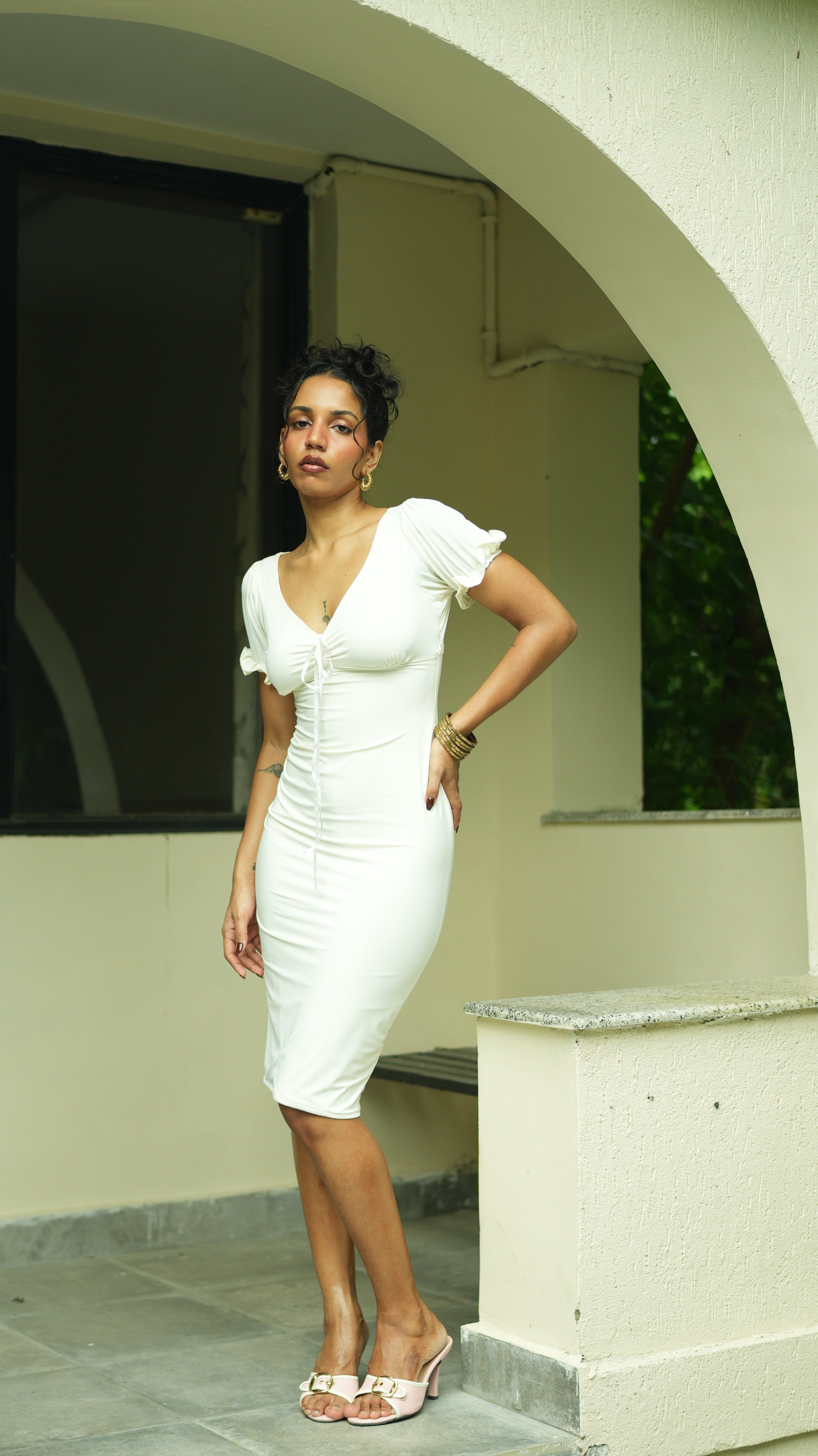 Crema Dress