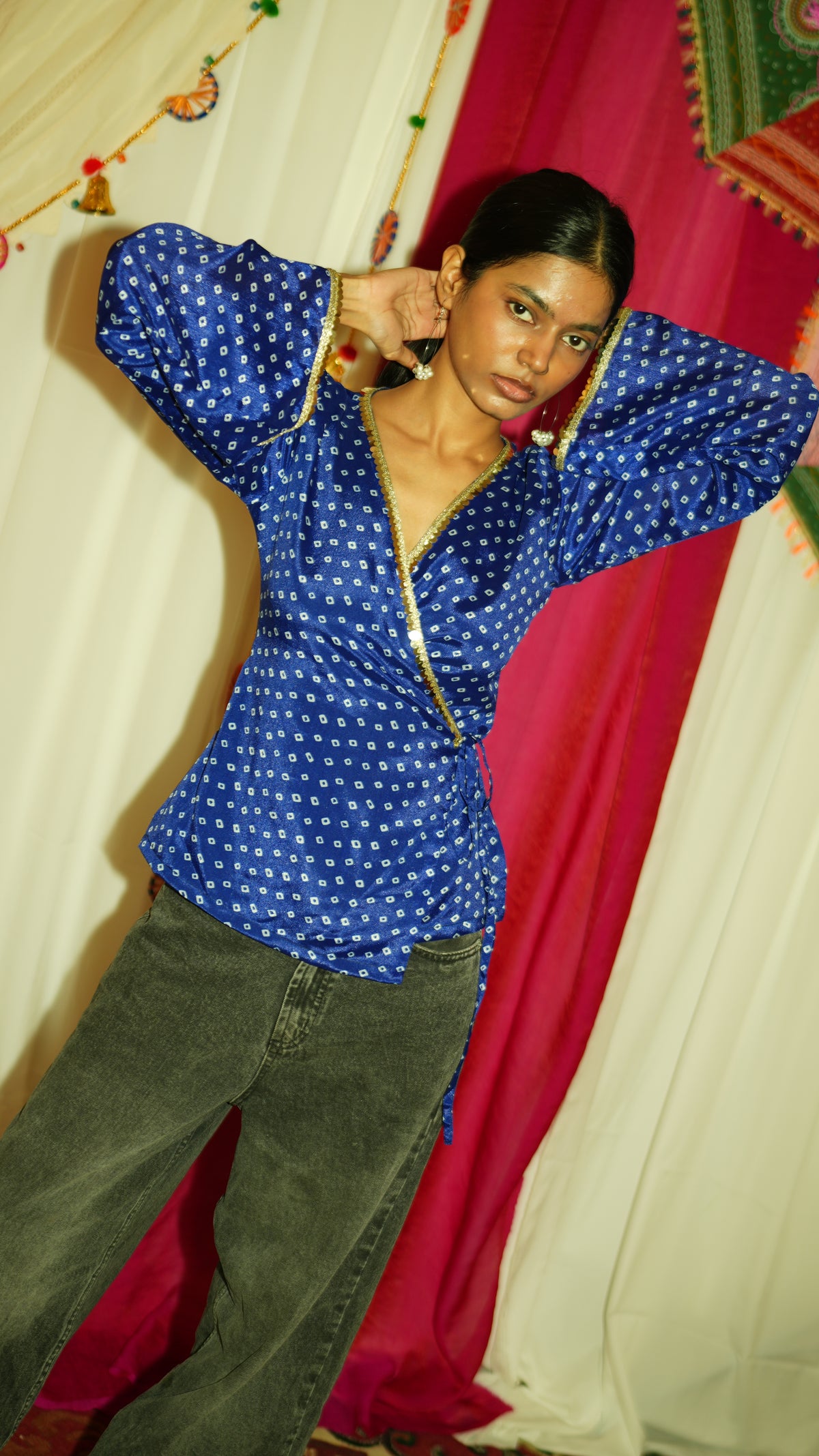 Mehfil Wrap Top