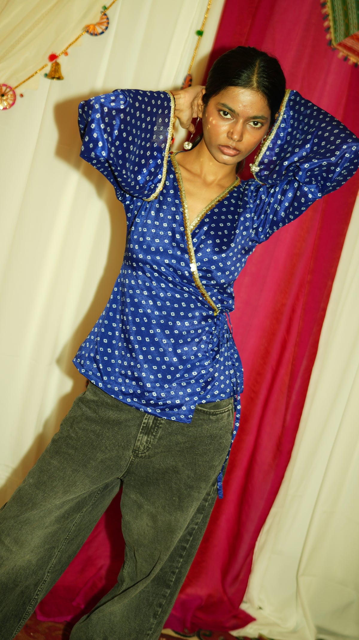 Mehfil Wrap Top