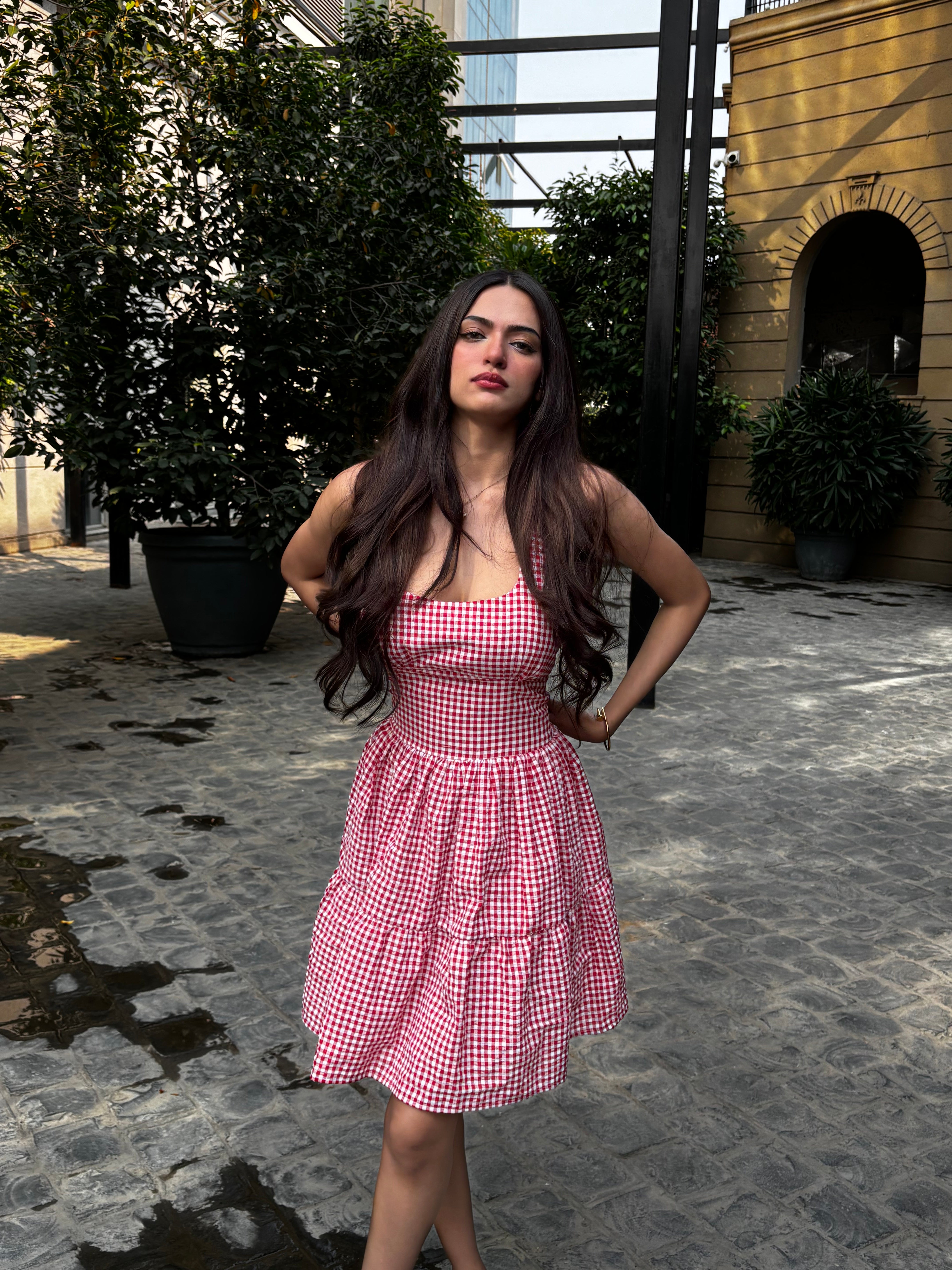 Venice halter neck dress