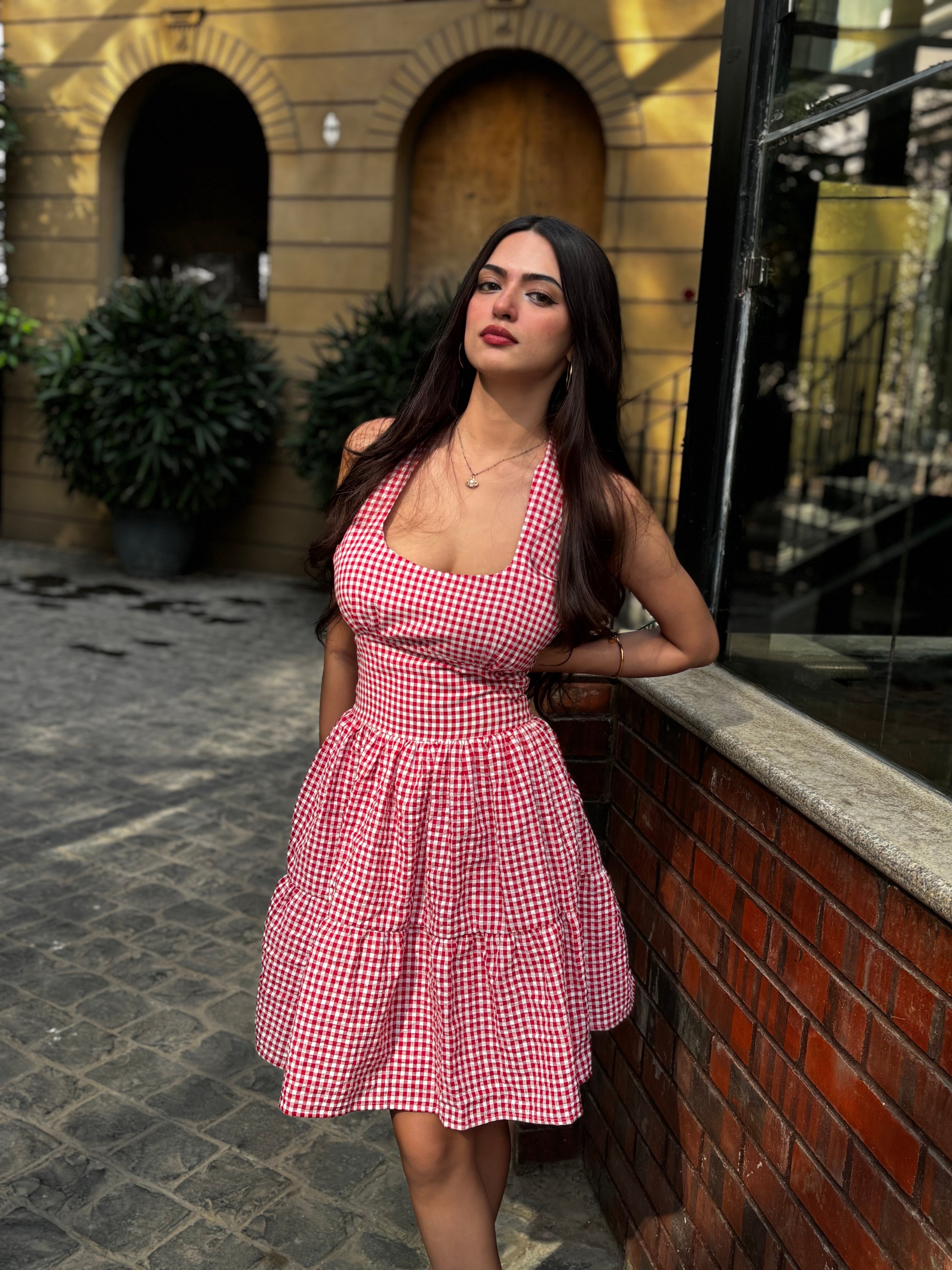 Venice halter neck dress